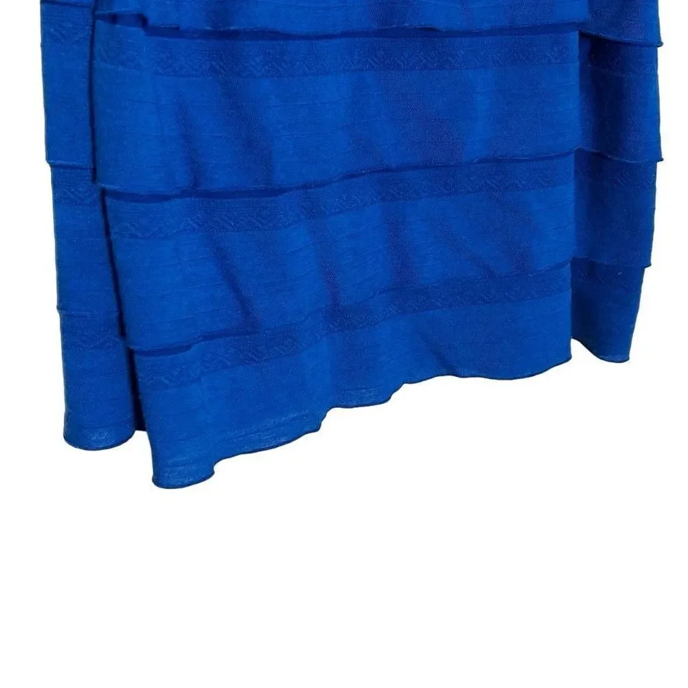 Max Studio Tiered Straight Skirt - Picture 5 of 8